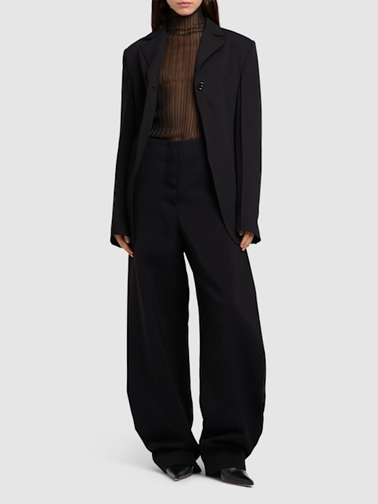 Adelchi1234 viscose cady wide leg pants - Thumbnail 2
