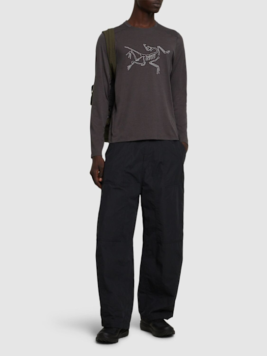 Arc'teryx: Cormac logo long sleeve t-shirt - men_1 | Luisa Via Roma
