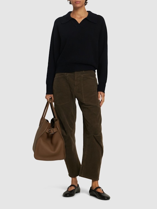 Nili Lotan: Selena knit polo sweater - women_1 | Luisa Via Roma