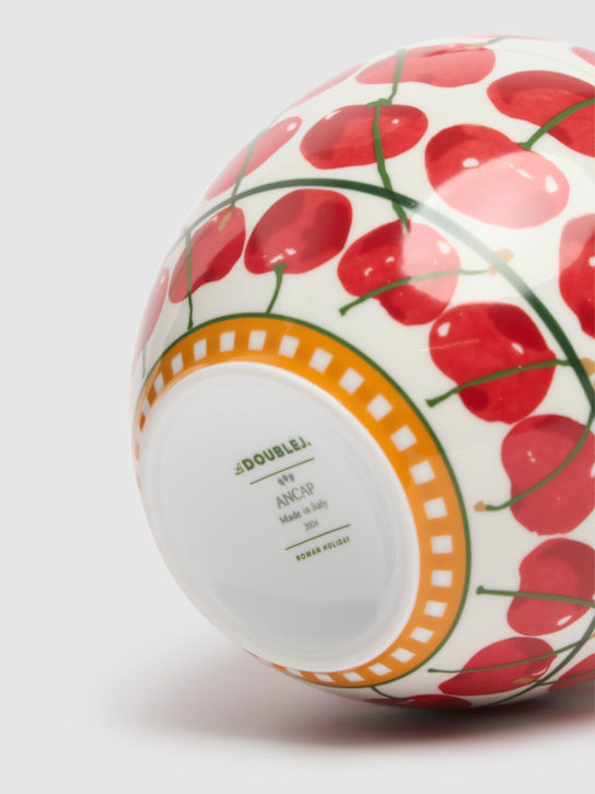La Double J: Cherries Avorio small bubble vase - Red - ecraft_3 | Luisa Via Roma