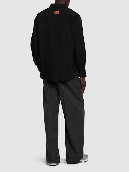 Lc23: Seersucker shirt - men_1 | Luisa Via Roma