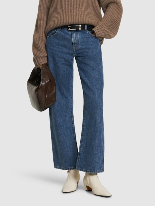 Khaite: 40mm Nevada stretch ankle boots - women_1 | Luisa Via Roma