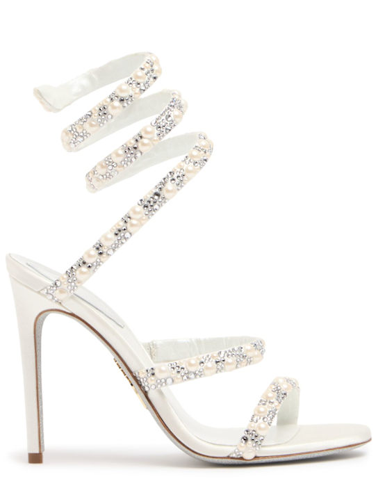 René Caovilla: 105mm Cleo high heel sandals - women_0 | Luisa Via Roma
