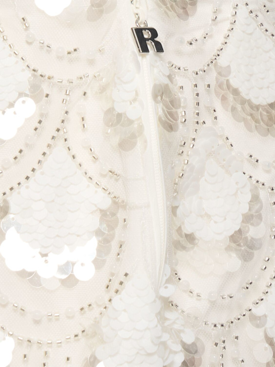 Rotate: Minigonna con paillettes - Bianco - women_3 | Luisa Via Roma
