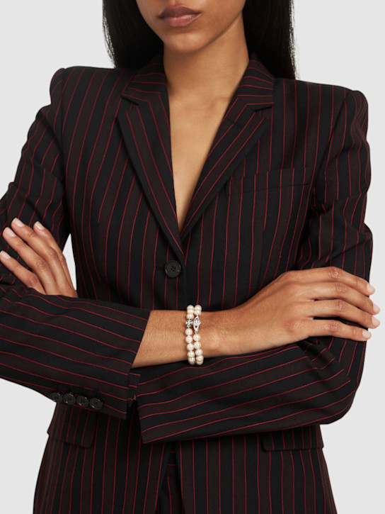 Vivienne Westwood: Graziella imitation pearl bracelet - women_1 | Luisa Via Roma