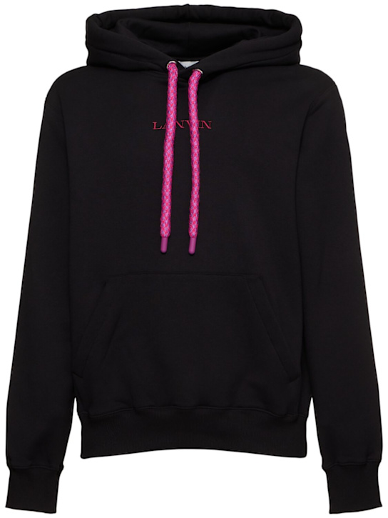 Lanvin: Tubular Curb hoodie - men_0 | Luisa Via Roma