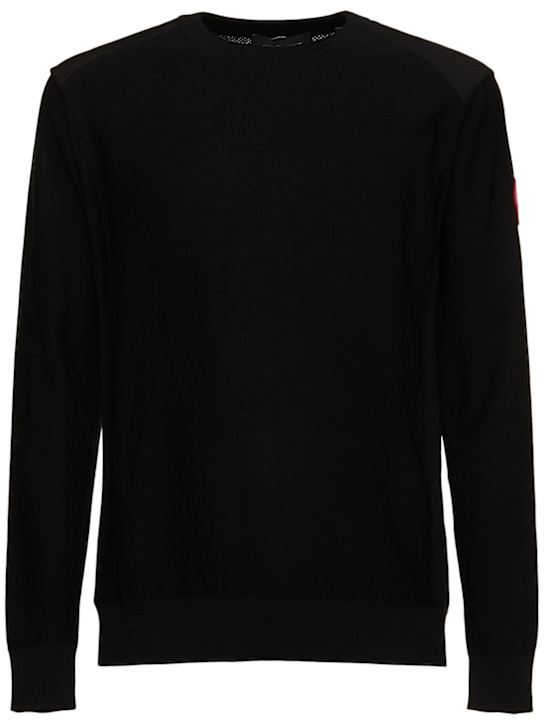 Canada Goose: Dartmouth wool crewneck sweater - men_0 | Luisa Via Roma