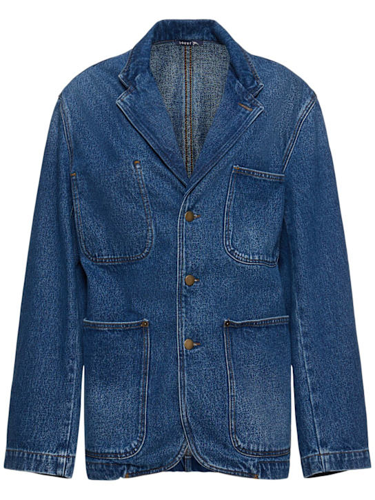 Soeur: Charlize oversize denim jacket - women_0 | Luisa Via Roma
