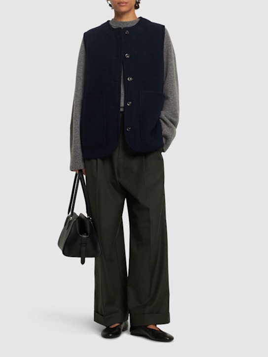 Soeur: Chicago buttoned wool vest - women_1 | Luisa Via Roma