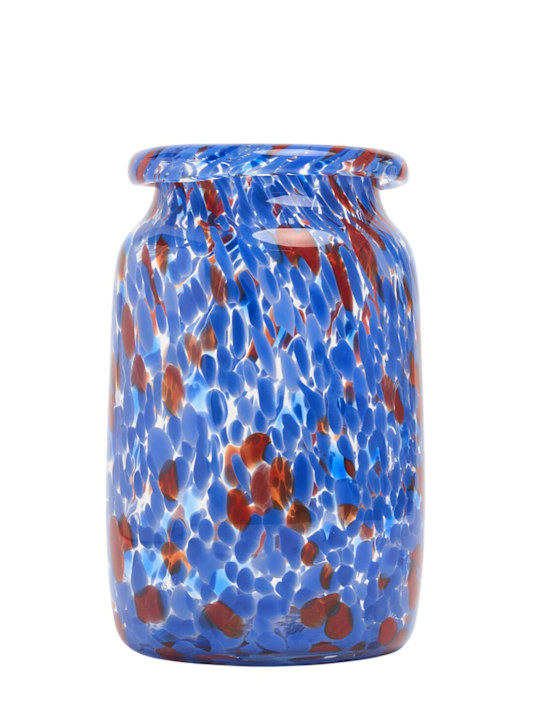 HAY: M Splash vase w/ roll neck - Blue - ecraft_0 | Luisa Via Roma