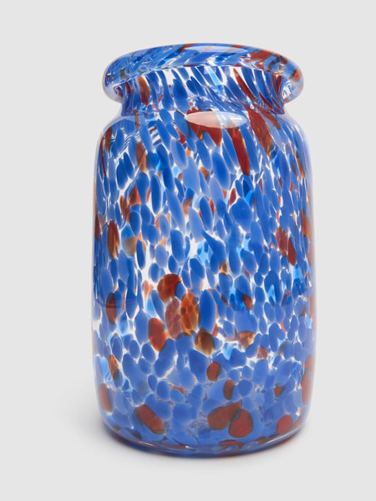 HAY: M Splash vase w/ roll neck - Blue - ecraft_1 | Luisa Via Roma