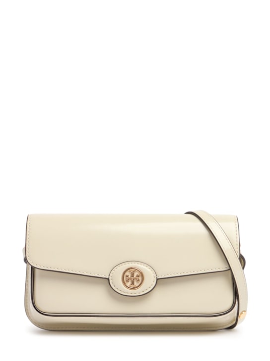 Tory Burch: E/W Robinson brushed leather bag - women_0 | Luisa Via Roma