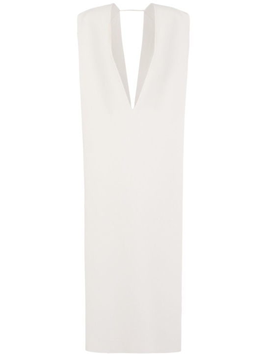 Edison viscose blend cady midi dress - Thumbnail 1