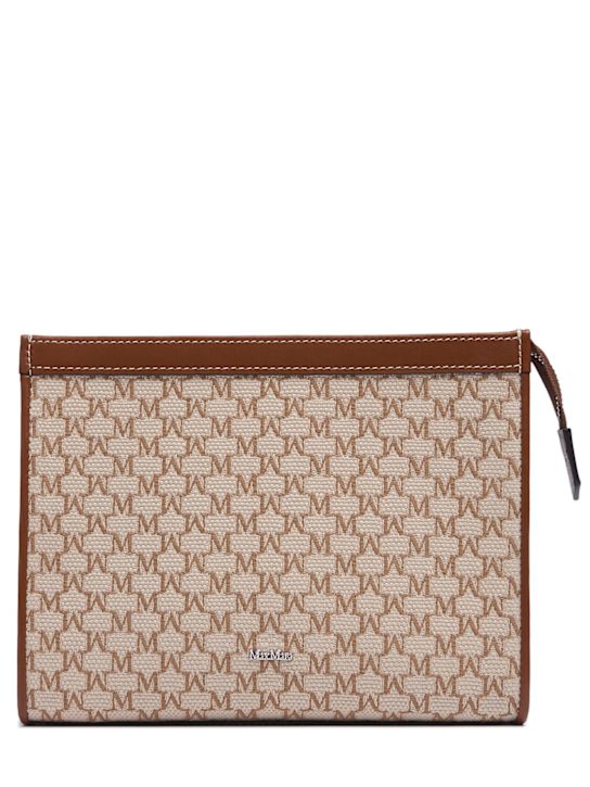 Max Mara: S MM jacquard clutch - women_0 | Luisa Via Roma