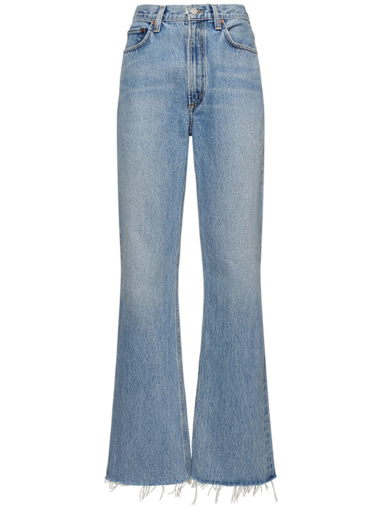 Agolde: Leena mid rise straight jeans - women_0 | Luisa Via Roma