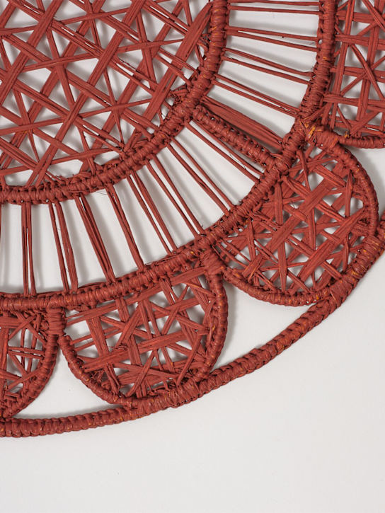 Cabana: Anthea woven rattan placemat - ecraft_1 | Luisa Via Roma