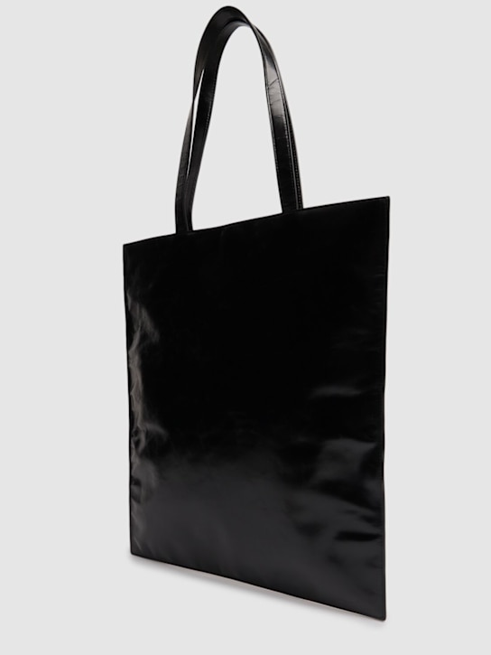 Alexander Wang: Large Pinch crackled patent leather tote - Black - women_4 | Luisa Via Roma