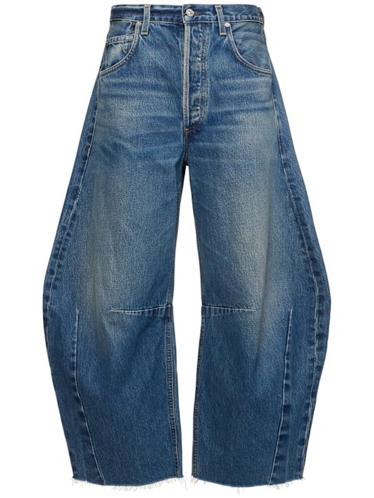 CITIZENS OF HUMANITY: Jeans larghi Horseshoe a vita alta - Blu - women_0 | Luisa Via Roma