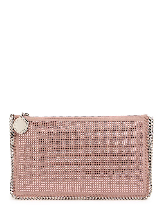 Stella McCartney: Falabella crystal embellished clutch - women_0 | Luisa Via Roma