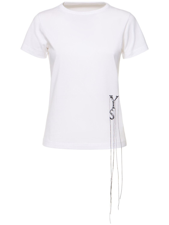 Faded jersey crewneck t-shirt - Thumbnail 1