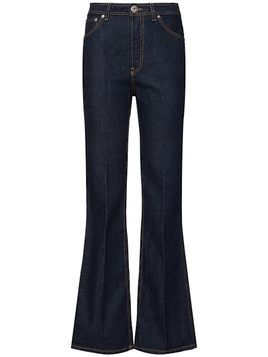 Lanvin: Denim high rise straight jeans - women_0 | Luisa Via Roma