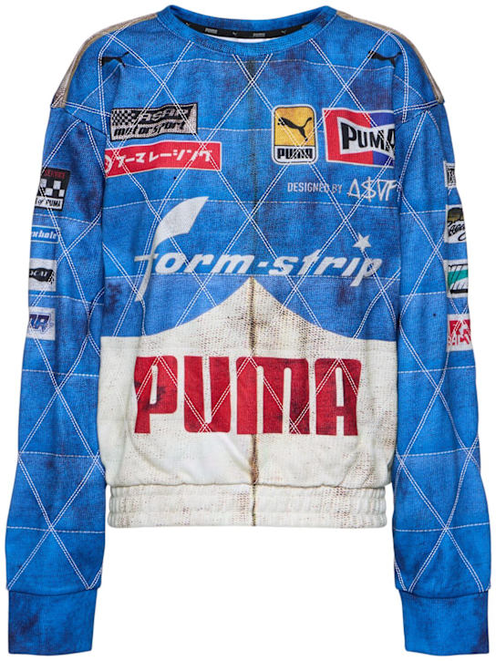 PUMA: A$AP Rocky quilted sweatshirt - women_0 | Luisa Via Roma