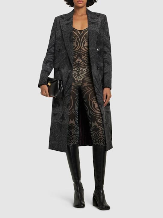 Wolford: Wolford x Etro high-contrast catsuit - women_1 | Luisa Via Roma