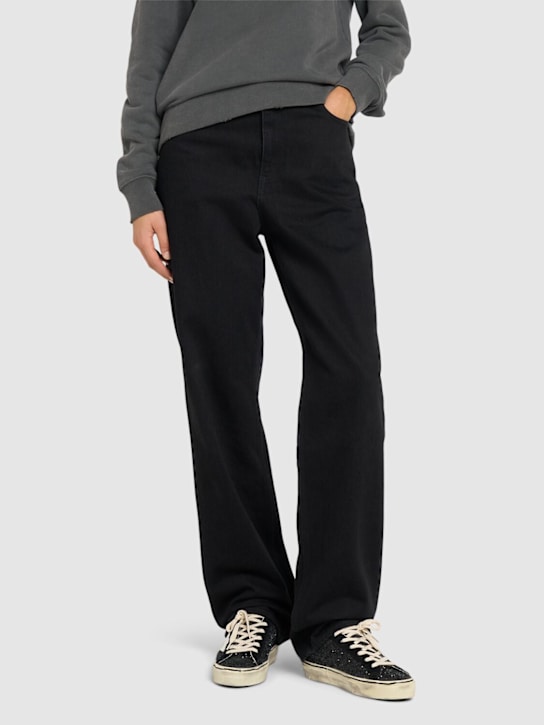 Golden Goose: 20毫米Super-Star亮粉运动鞋 - 黑色/白色 - women_1 | Luisa Via Roma