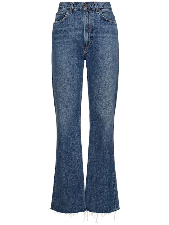 Agolde: Jeans dritti vita media Leena - Blu - women_0 | Luisa Via Roma