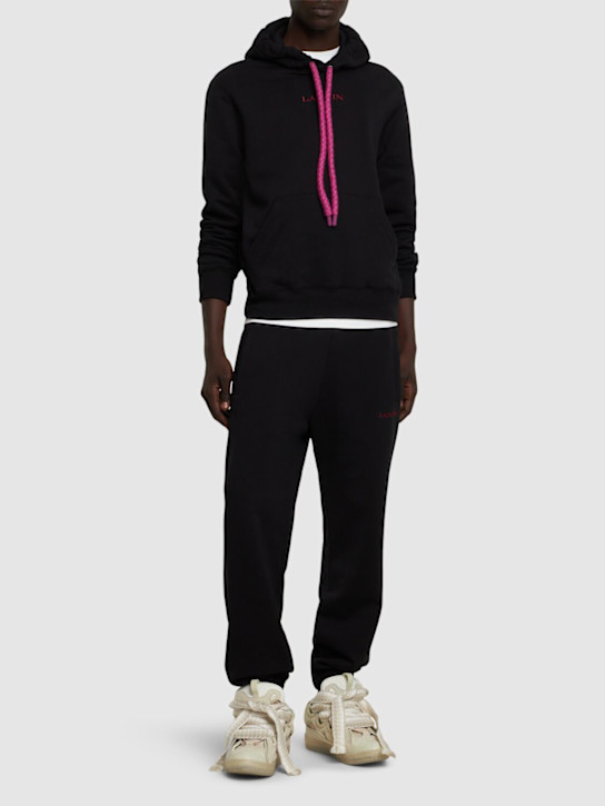 Lanvin: Tubular Curb hoodie - men_1 | Luisa Via Roma