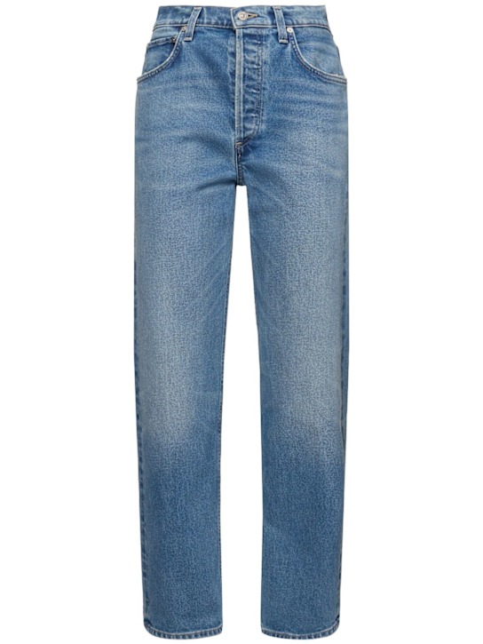 CITIZENS OF HUMANITY: Delfina high rise straight jeans - women_0 | Luisa Via Roma
