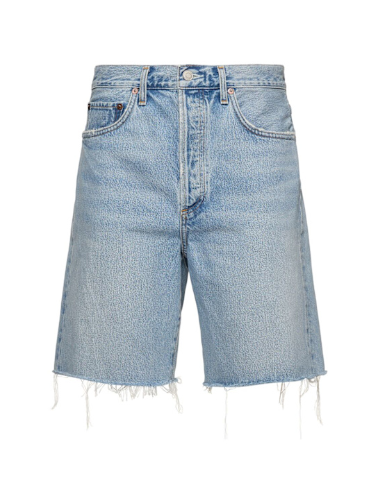 Agolde: 90's denim shorts - Blue - women_0 | Luisa Via Roma