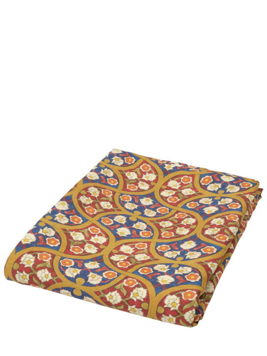 Cabana: Uzbe Khiva printed linen tablecloth - ecraft_0 | Luisa Via Roma