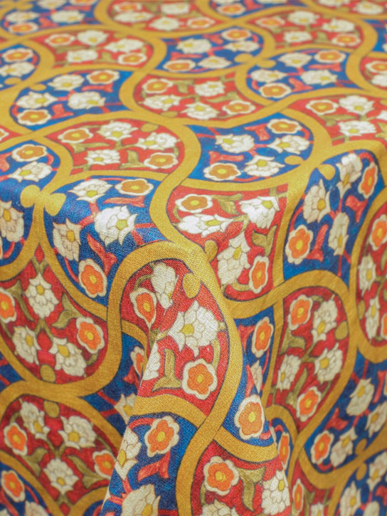 Uzbe khiva printed linen tablecloth - Cabana - Home  | Luisaviaroma