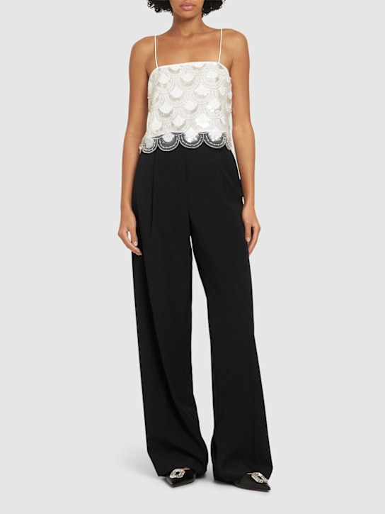 Rotate: Sequined crop top - women_1 | Luisa Via Roma