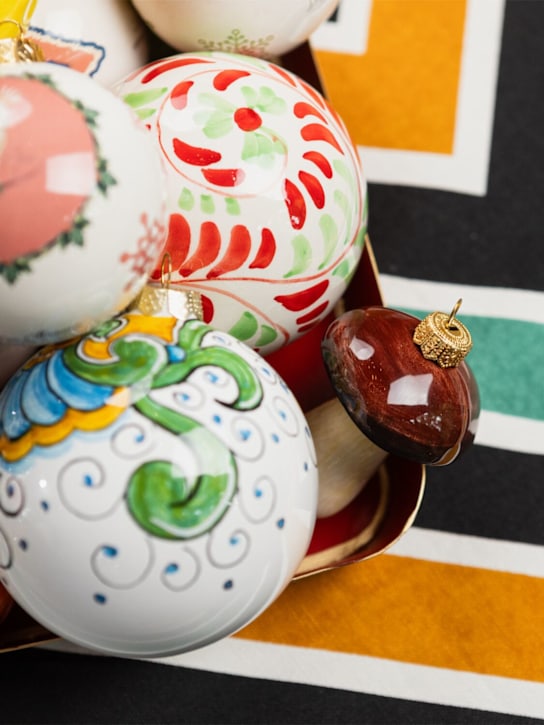 Les Ottomans: Hand painted Christmas ornament - ecraft_1 | Luisa Via Roma