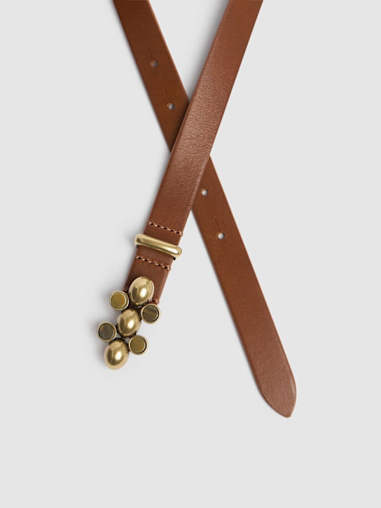 Isabel Marant: Valdez leather belt - women_1 | Luisa Via Roma