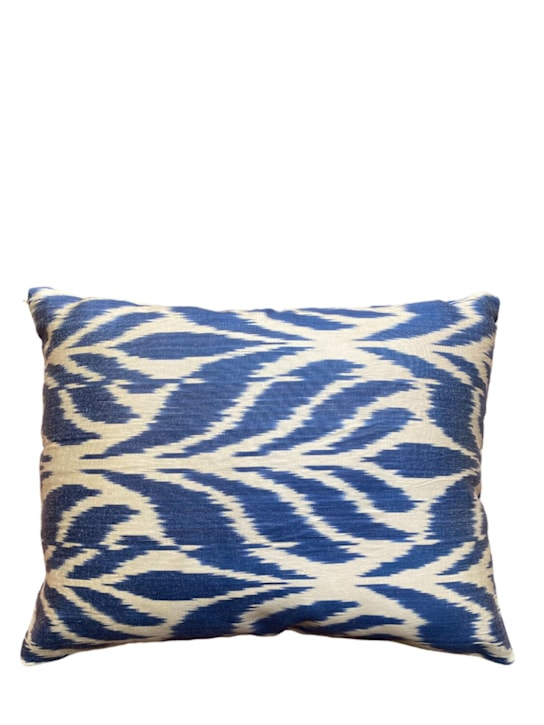 Les Ottomans: Silk & cotton cushion - ecraft_0 | Luisa Via Roma