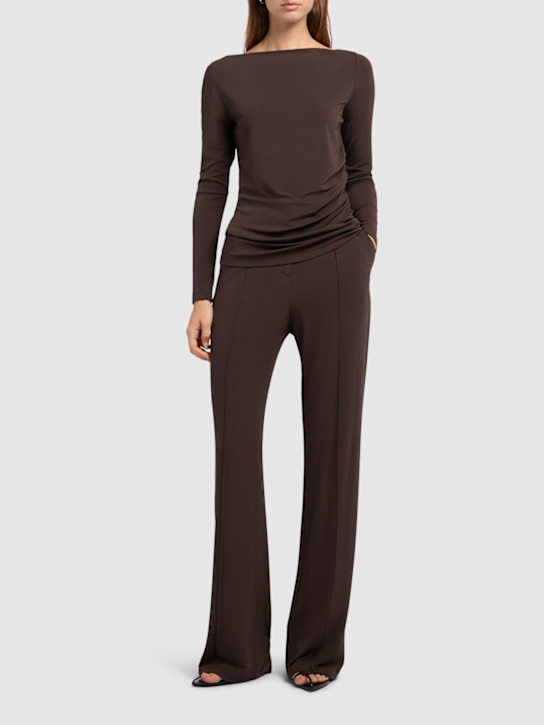 Dinda crepe jersey pants - Thumbnail 2