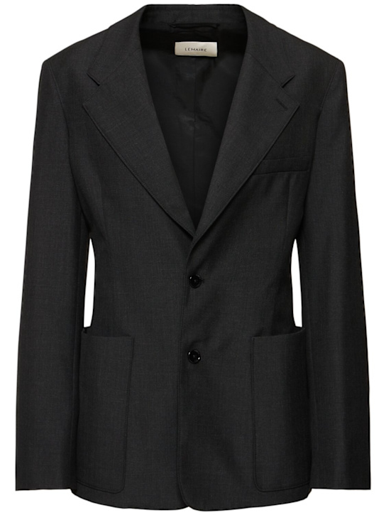 Lemaire: Tailored single-breast fitted blazer - women_0 | Luisa Via Roma