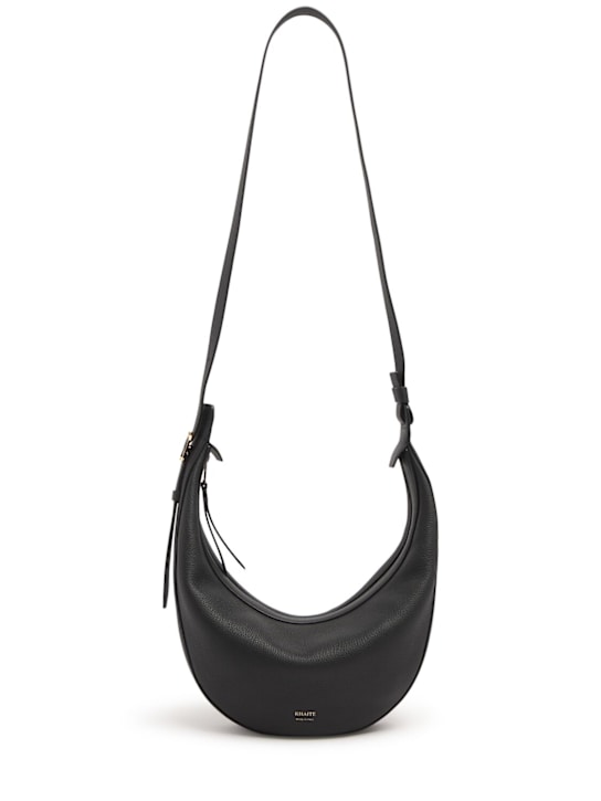 Khaite: Small Augustina leather shoulder bag - women_0 | Luisa Via Roma