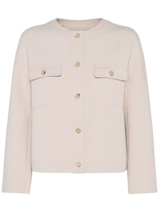 'S Max Mara◆GRADARA◆スキューバジャージジャケット Boxy-fit scuba jersey jacket, black | 