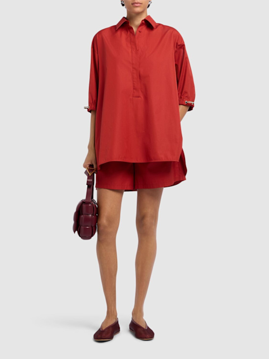 Max Mara: Teano poplin shirt - women_1 | Luisa Via Roma