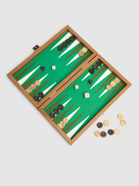 The Conran Shop: Exclusive travel backgammon set - Green - ecraft_1 | Luisa Via Roma