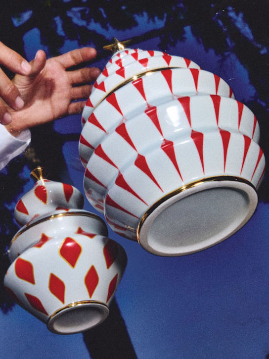 Alessi: Delight porcelain cookie jar - ecraft_1 | Luisa Via Roma