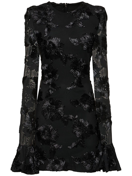 Rotate: Flower mesh mini dress - women_0 | Luisa Via Roma