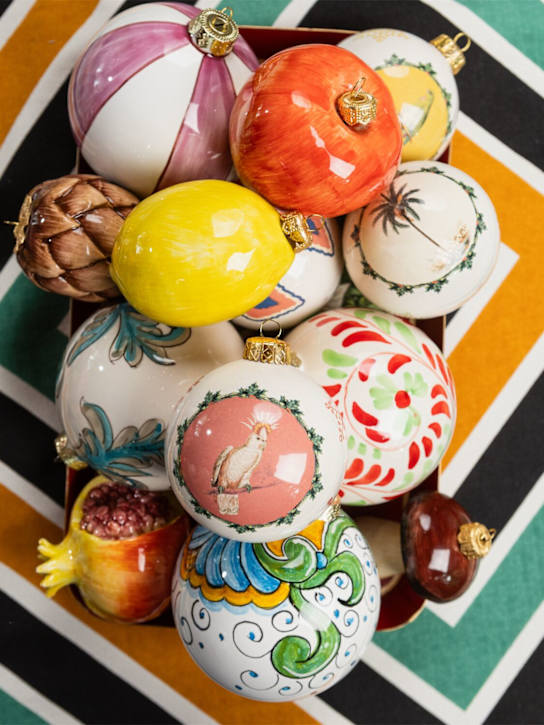 Les Ottomans: Hand painted Christmas ornament - ecraft_1 | Luisa Via Roma