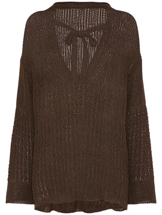 Paggi cotton blend sweater - Thumbnail 1