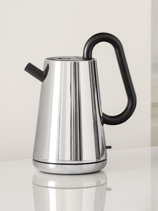 Alessi: Toru electric kettle - Silver - ecraft_2 | Luisa Via Roma