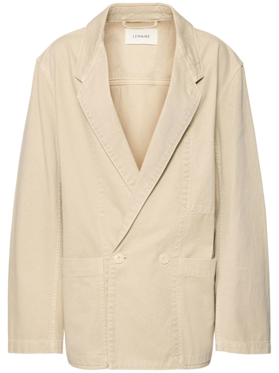 Lemaire: デニムワークウェアブレザー - women_0 | Luisa Via Roma